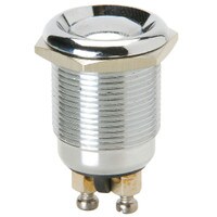 Momentary N.O. Metal Recessed Push Button Switch 4A 125V